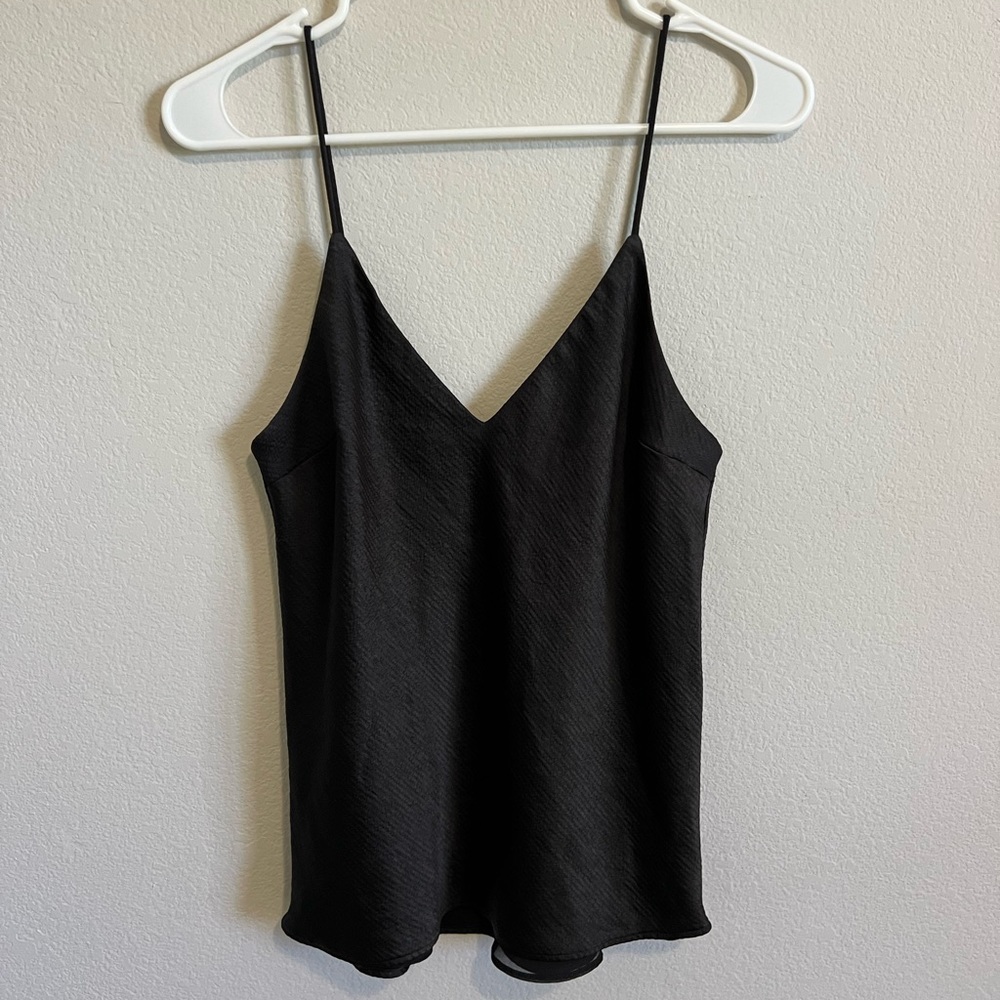 Basic Silky Black Tank